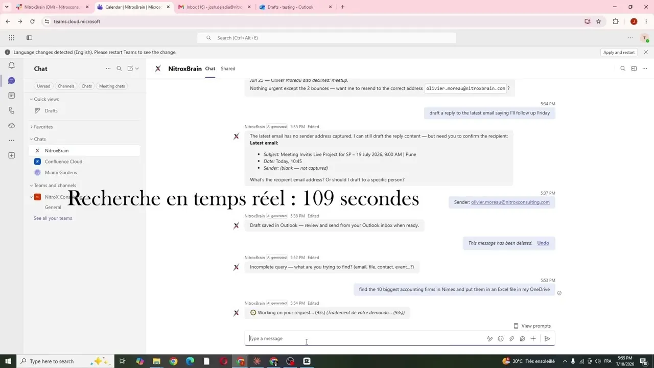 NitroxBrain dans Microsoft Teams